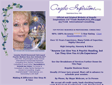 Tablet Screenshot of angelicinspirations.com